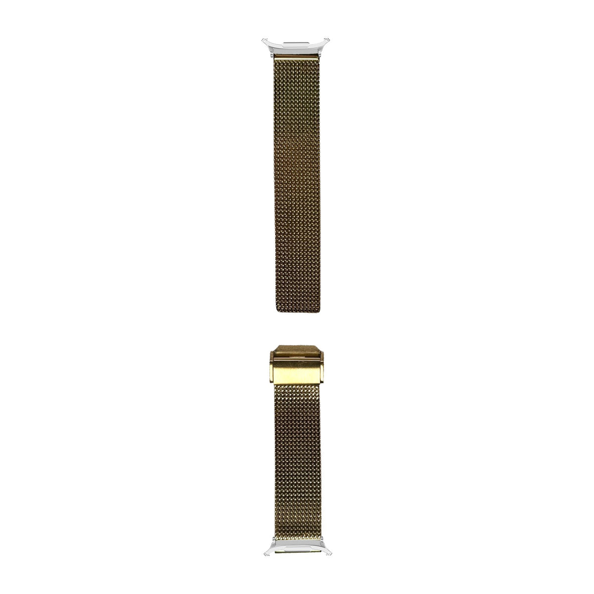Infinite Mesh Gold Silver with Strap Adapter for Galaxy Watch 8-9/Ultra