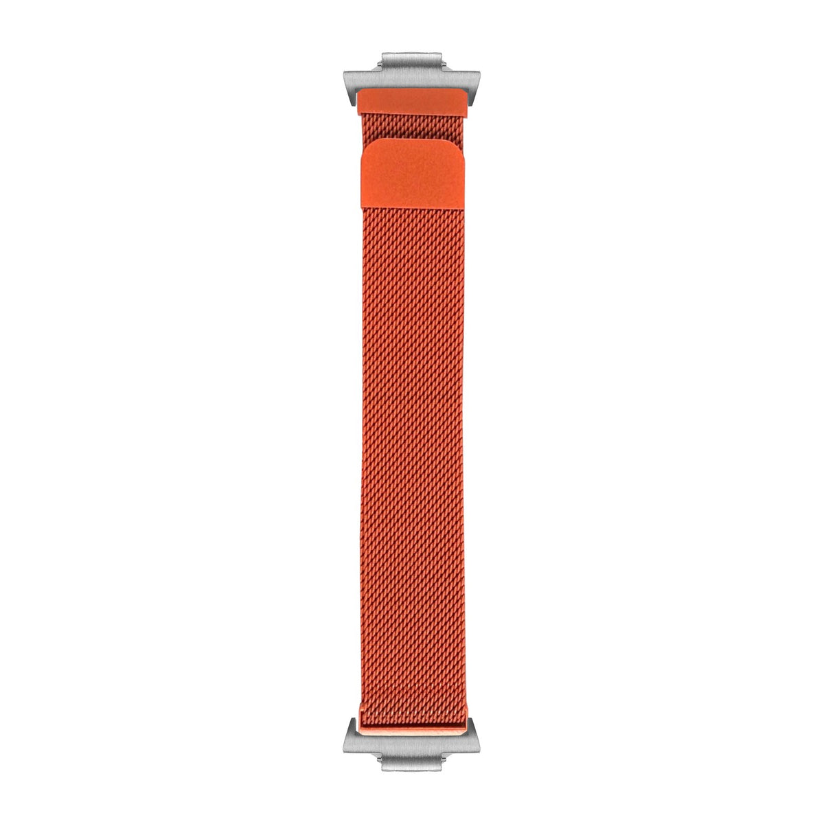 Milanese - Orange Silver with Strap Adapter for Tissot PRX 40