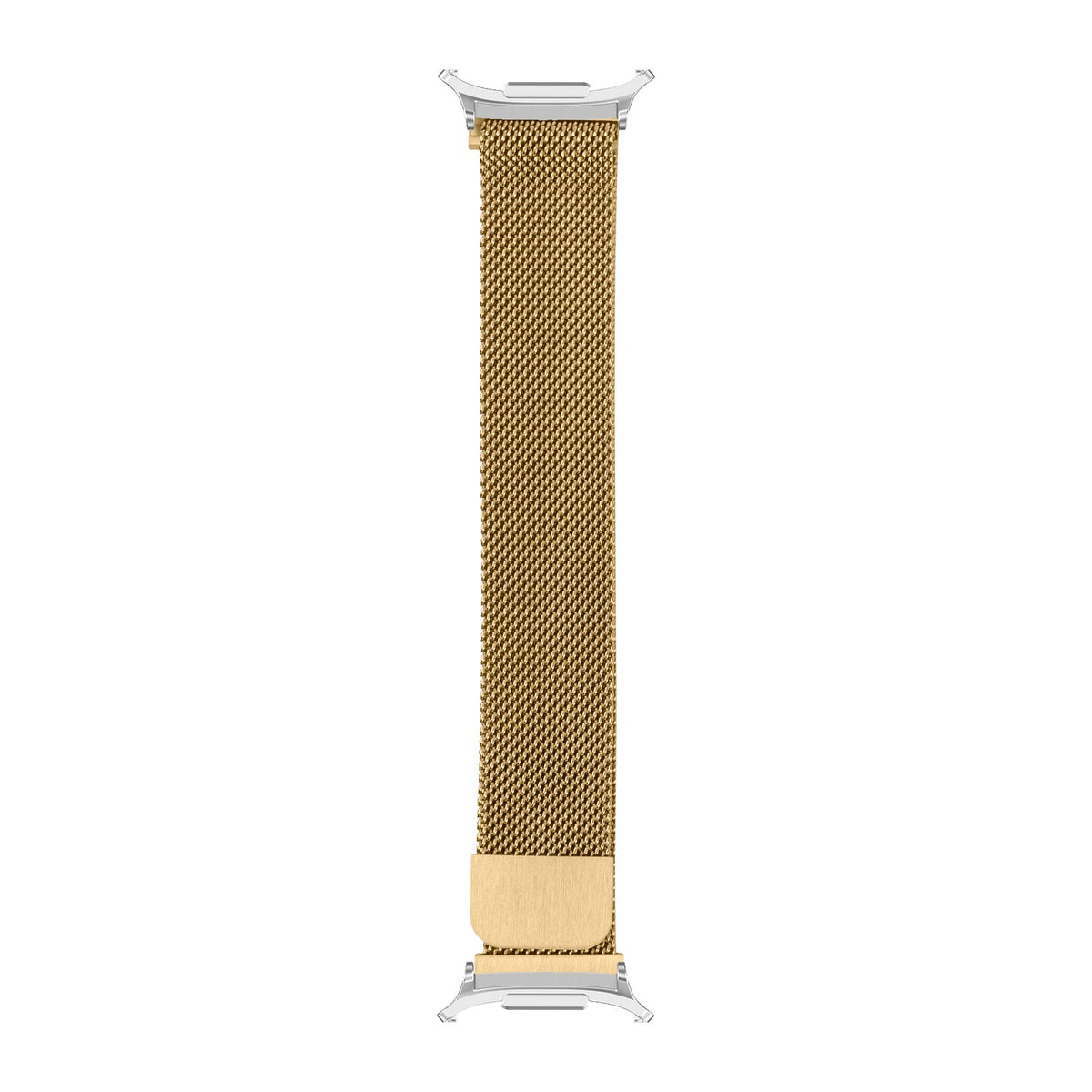 Milanese - Gold Silver with Strap Adapter for Galaxy Watch 8-9/Ultra