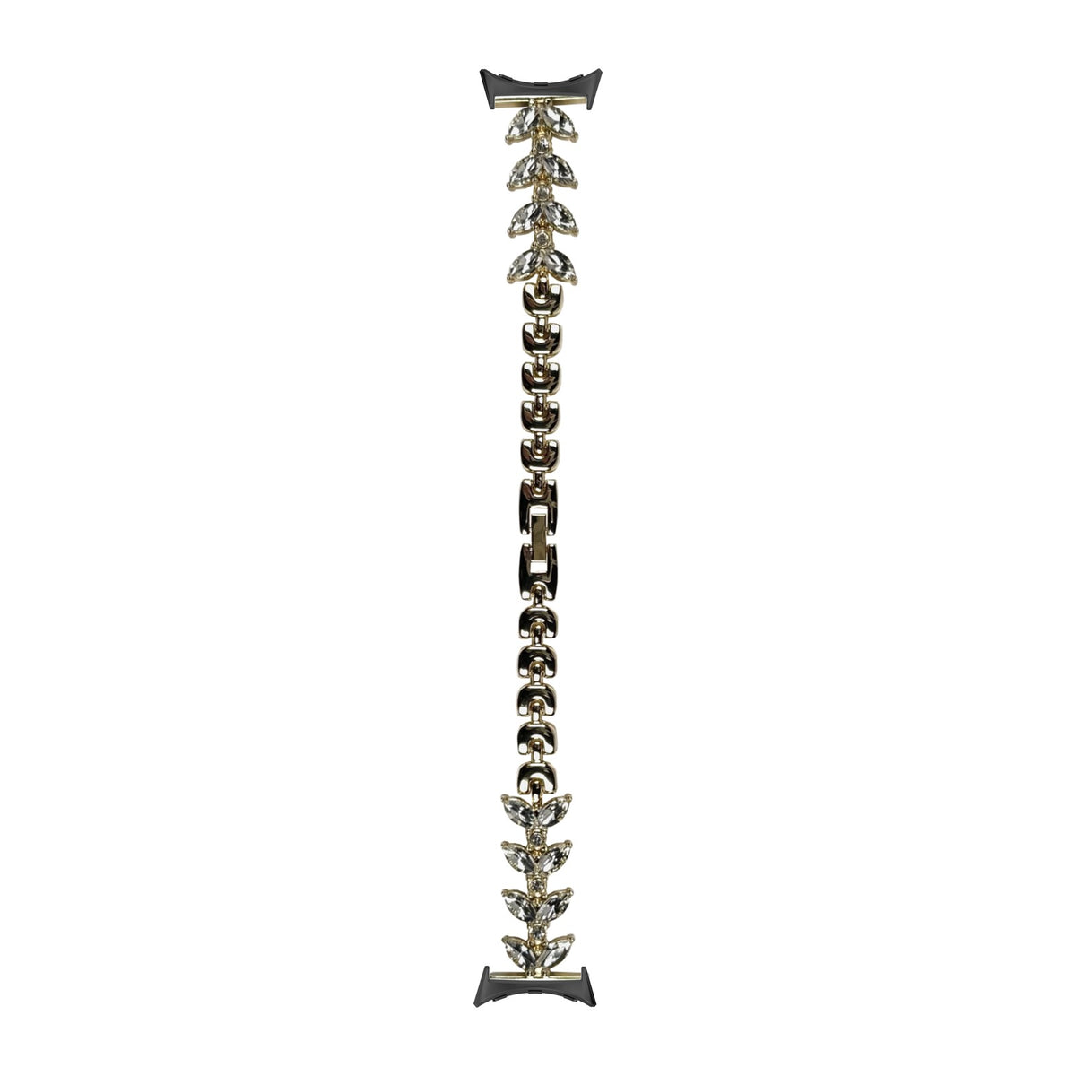 Pearce Bracelet Gold Black with Google Pixel Spring Bar Adapters - Wear Any 20mm Strap! for Pixel Watch 3-5 45mm