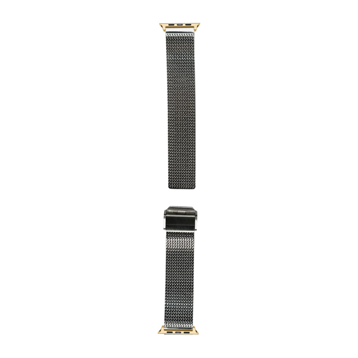 Infinite Mesh Silver Gold with Connecters - Spring Bar Type for Apple Watch