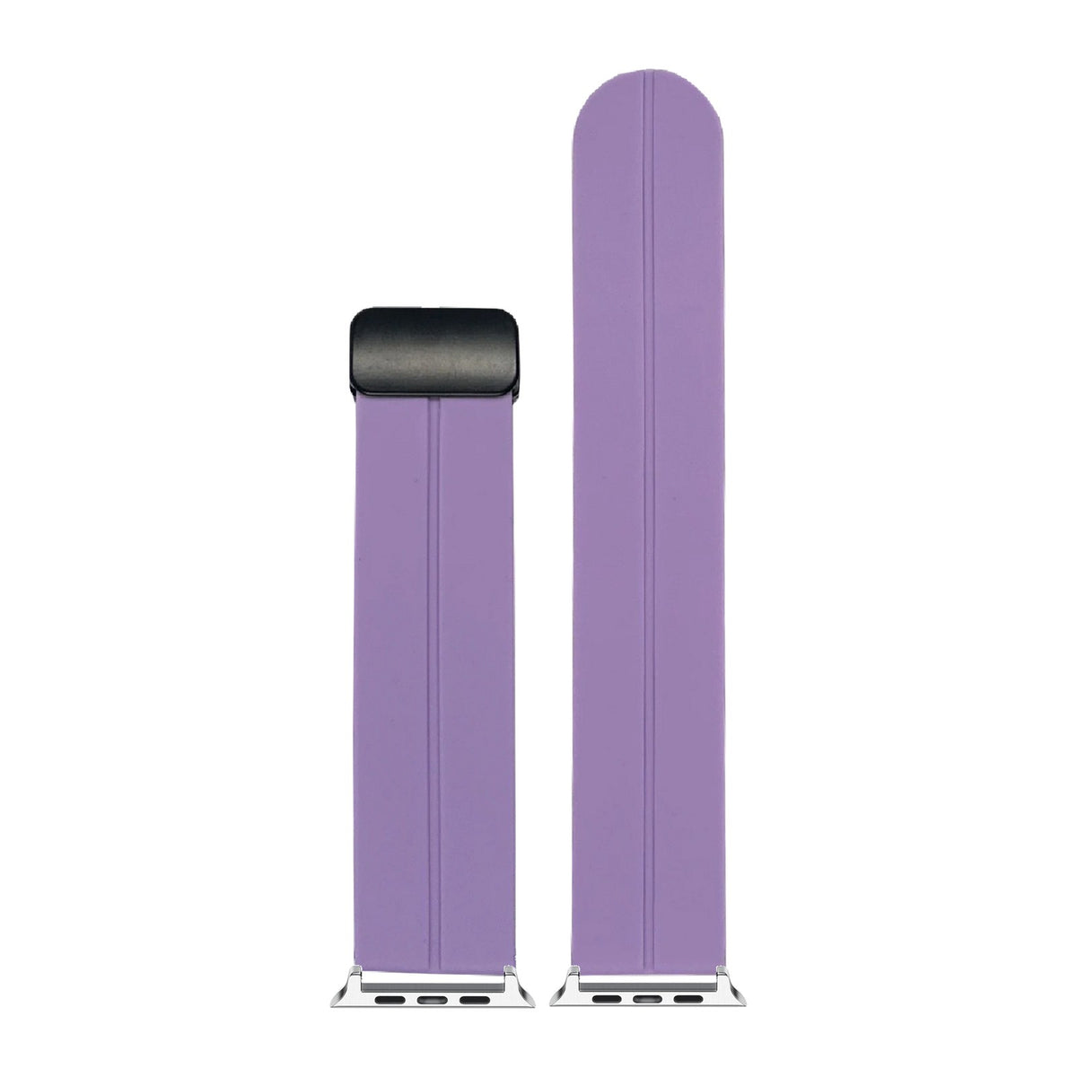 Silicone Lavender Starlight with Magnetic Clasp with Connecters - Spring Bar Type for Apple Watch