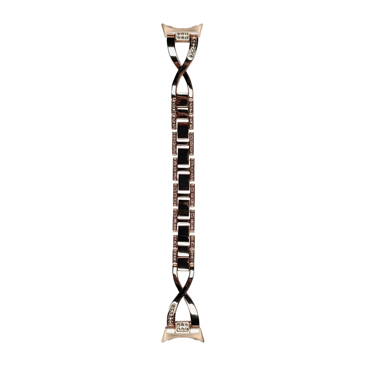 Helix Bracelet Rose Gold Rose Gold with Google Pixel Spring Bar Adapters - Wear Any 20mm Strap! for Pixel Watch 1-5 41mm