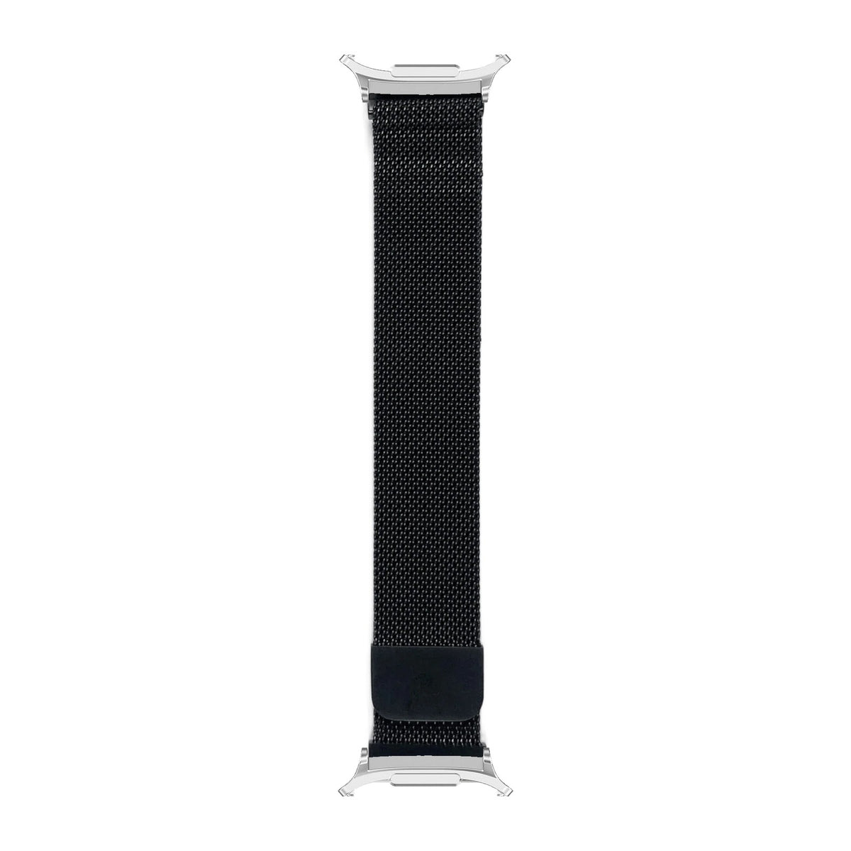 Milanese - Black Silver with Strap Adapter for Galaxy Watch 8-9/Ultra