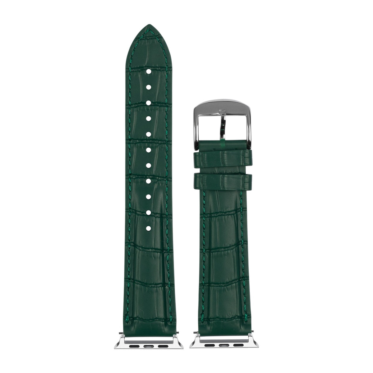 RubberGator Green Starlight with Connecters - Spring Bar Type for Apple Watch