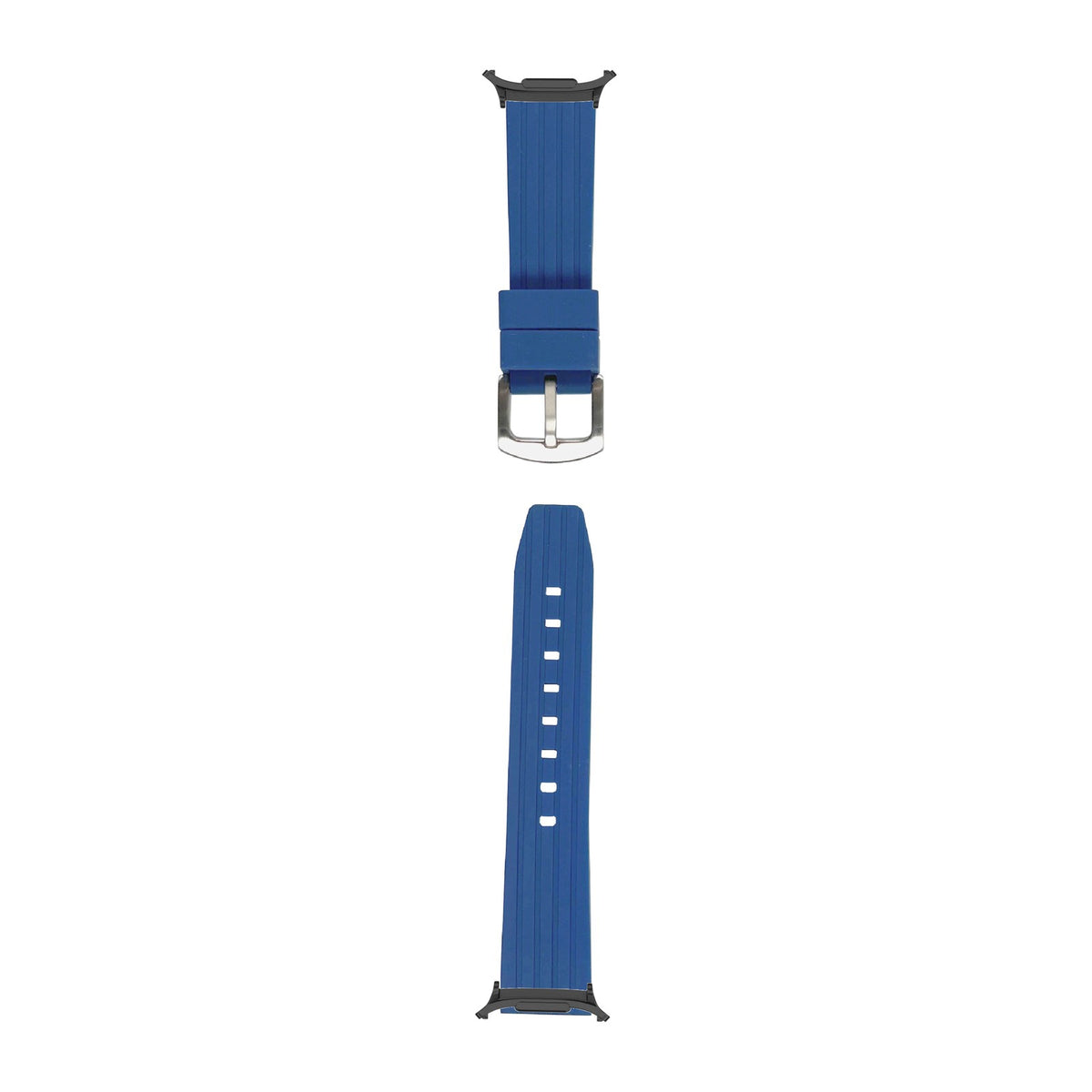 Flexi Silicone Blue 4 Black with Strap Adapter for Galaxy Watch 8-9/Ultra