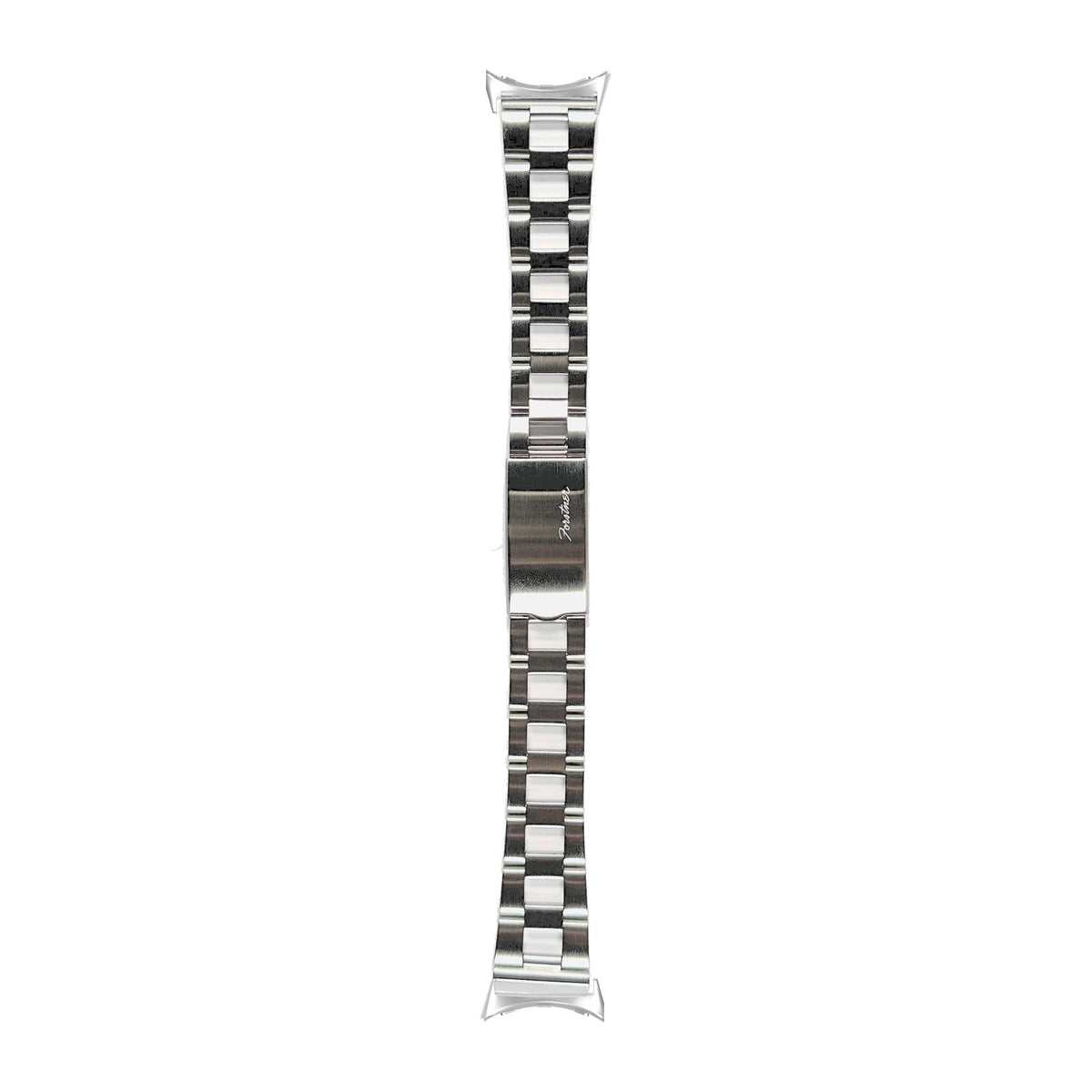 The Forstner Ladder Bracelet Silver with Google Pixel Spring Bar Adapters - Wear Any 20mm Strap! for Pixel Watch 3-5 45mm