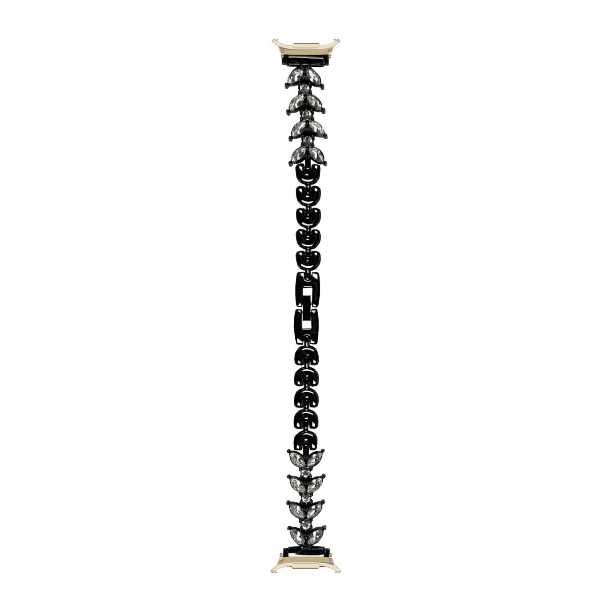 Pearce Bracelet Black Gold with Strap Adapter for Galaxy Watch 8-9/Ultra
