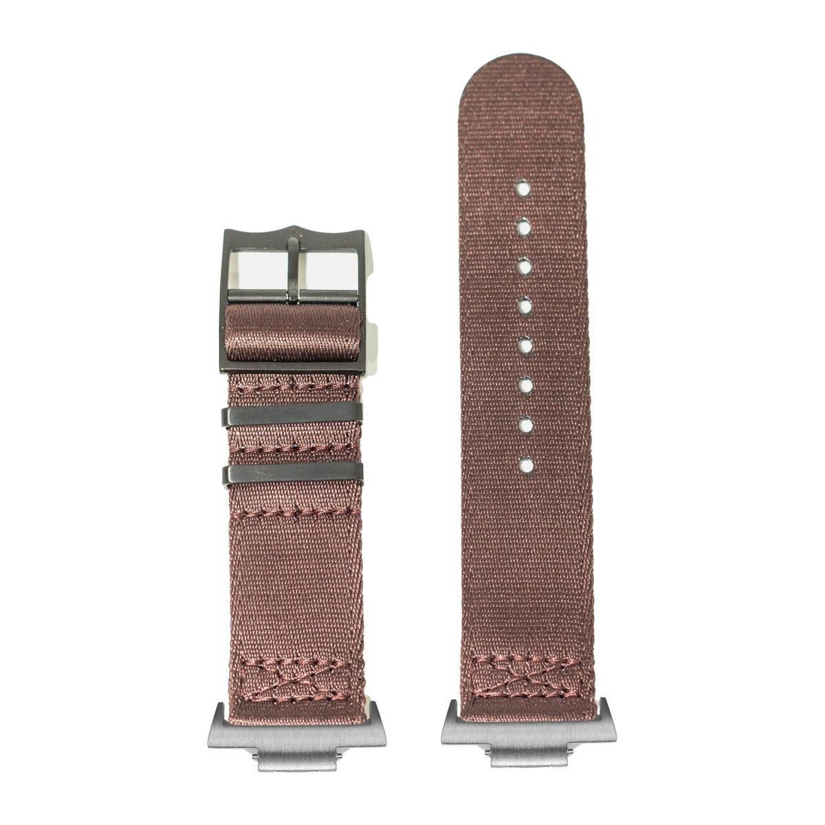 Ultra Militex - Stealth Brown [Black Hardware] Silver with Strap Adapter for Tissot PRX 40