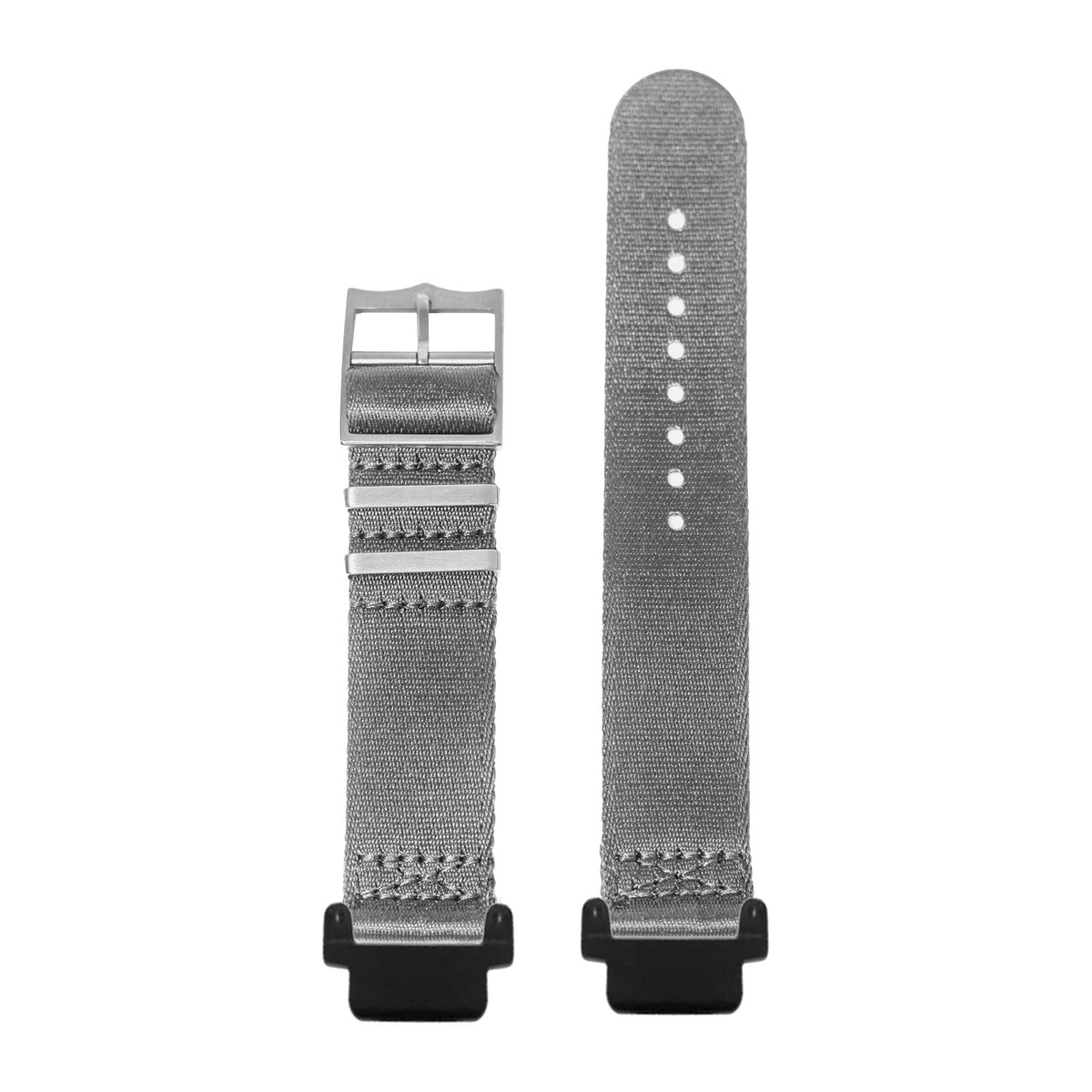 Ultra Militex - Grey Black with Garmin Forerunner 220/ 230/ 235/ 620/ 630/ 735XT Strap Adapters for Garmin Forerunner 220/ 230/ 235/ 620/ 630/ 735XT