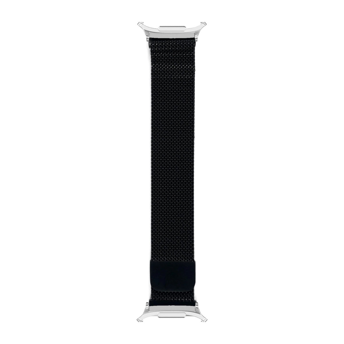 Milanese - Black Silver with Strap Adapter for Galaxy Watch 8-9/Ultra
