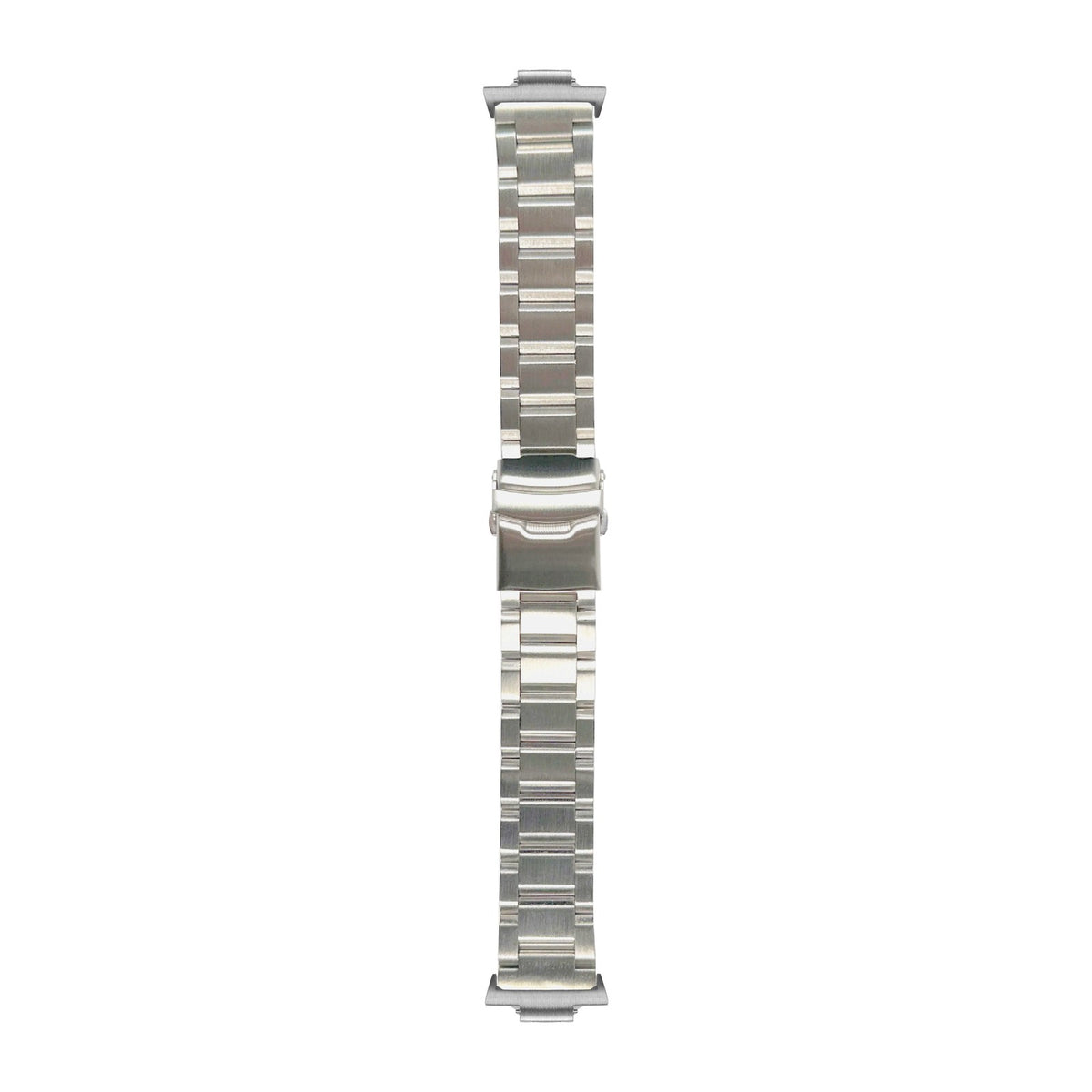 Steel Bracelet - Hex Link Silver Silver with Safety Deployant Clasp with Strap Adapter for Tissot PRX 40