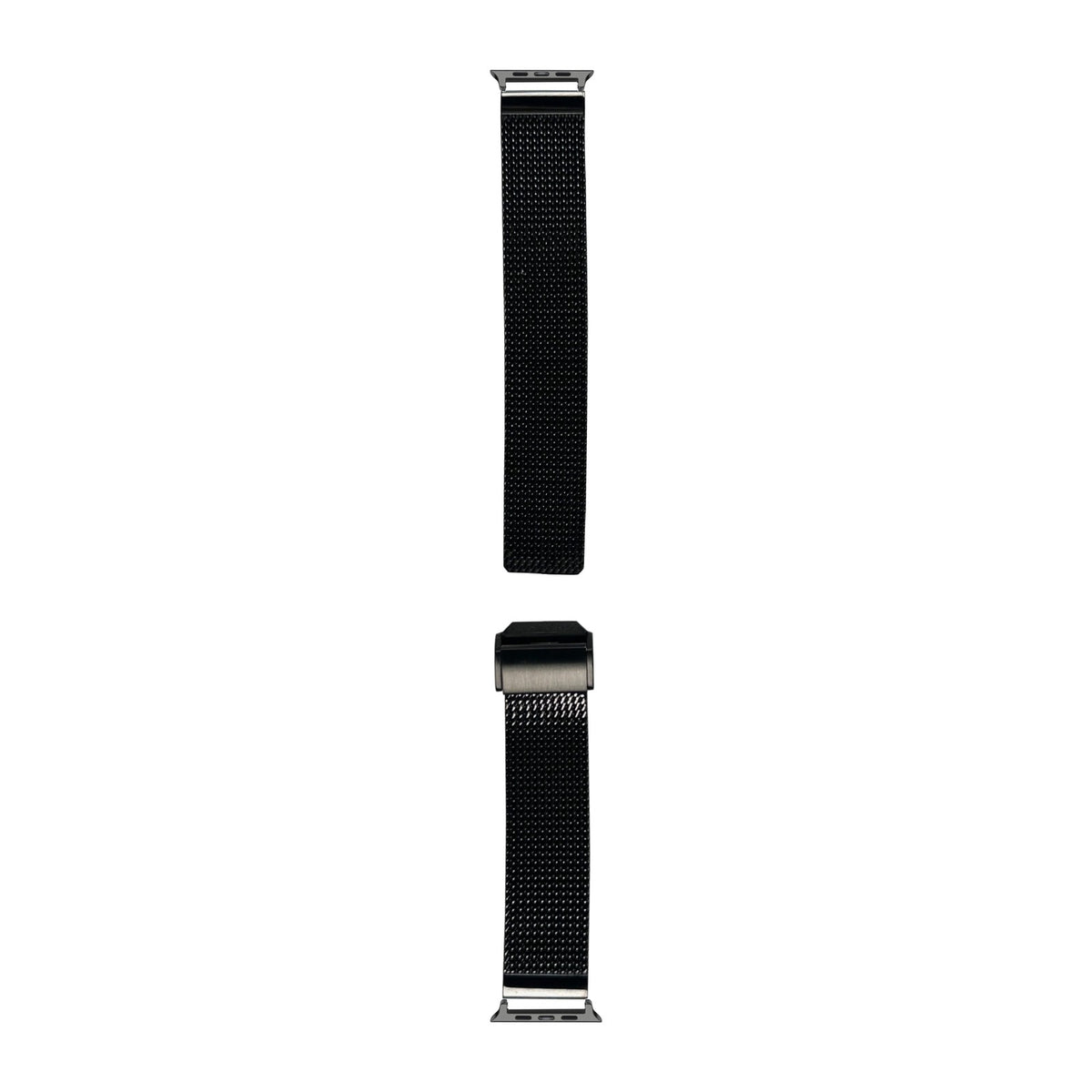 Infinite Mesh Black Black with Connecters - Spring Bar Type for Apple Watch