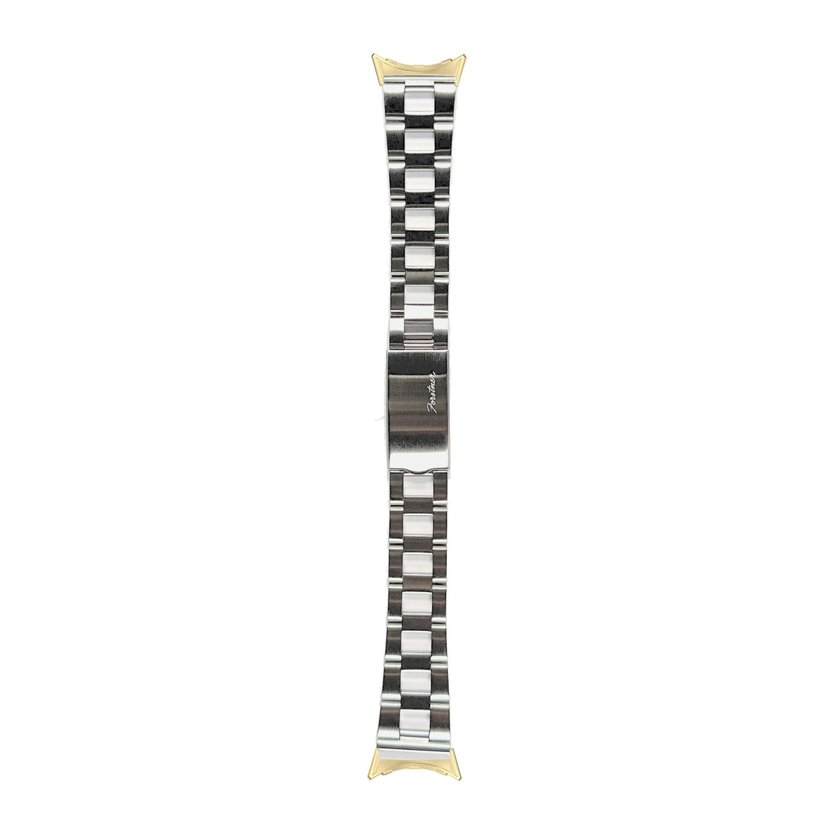 The Forstner Ladder Bracelet Gold with Google Pixel Spring Bar Adapters - Wear Any 20mm Strap! for Pixel Watch 3-5 45mm