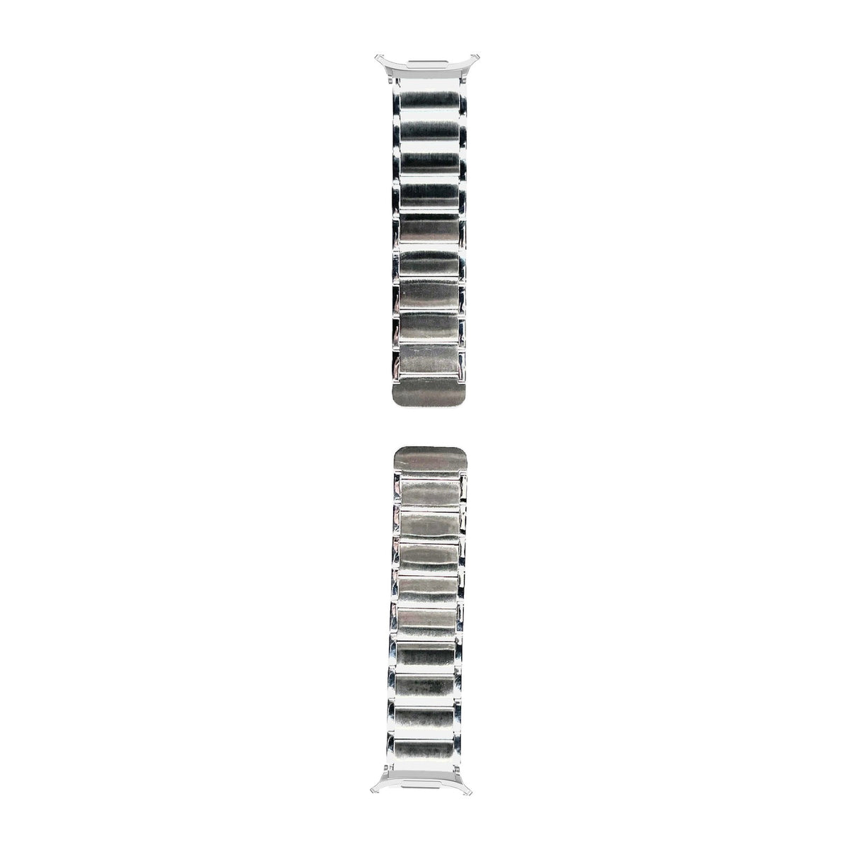 Magnetic Steel Bracelet Silver Silver with Strap Adapter for Galaxy Watch 8-9/Ultra