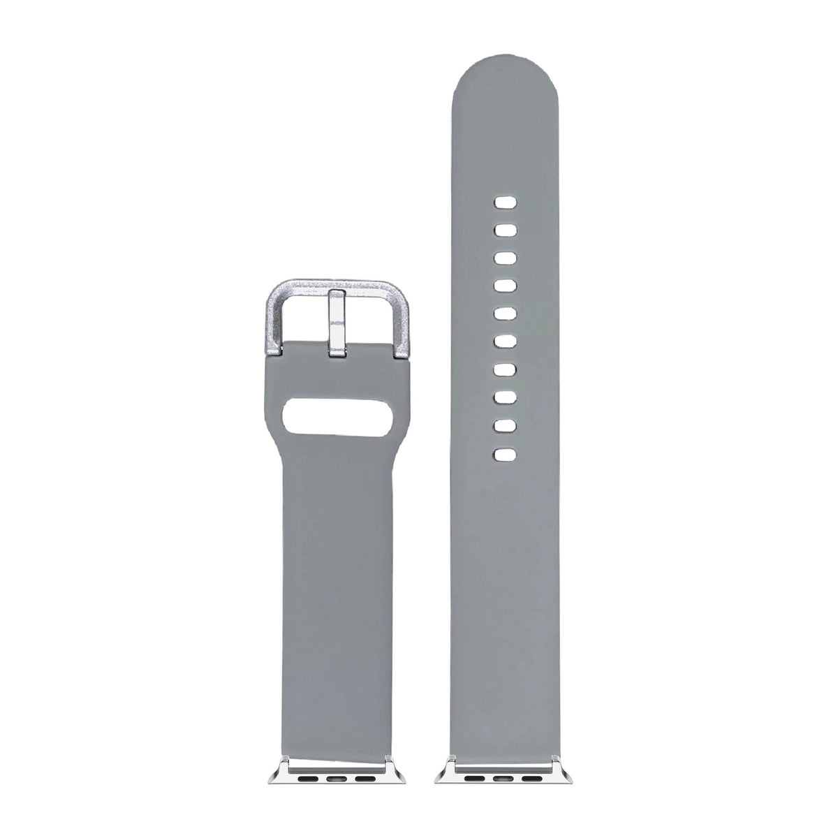 Flexi Silicone 6 Grey Starlight with Connecters - Spring Bar Type for Apple Watch