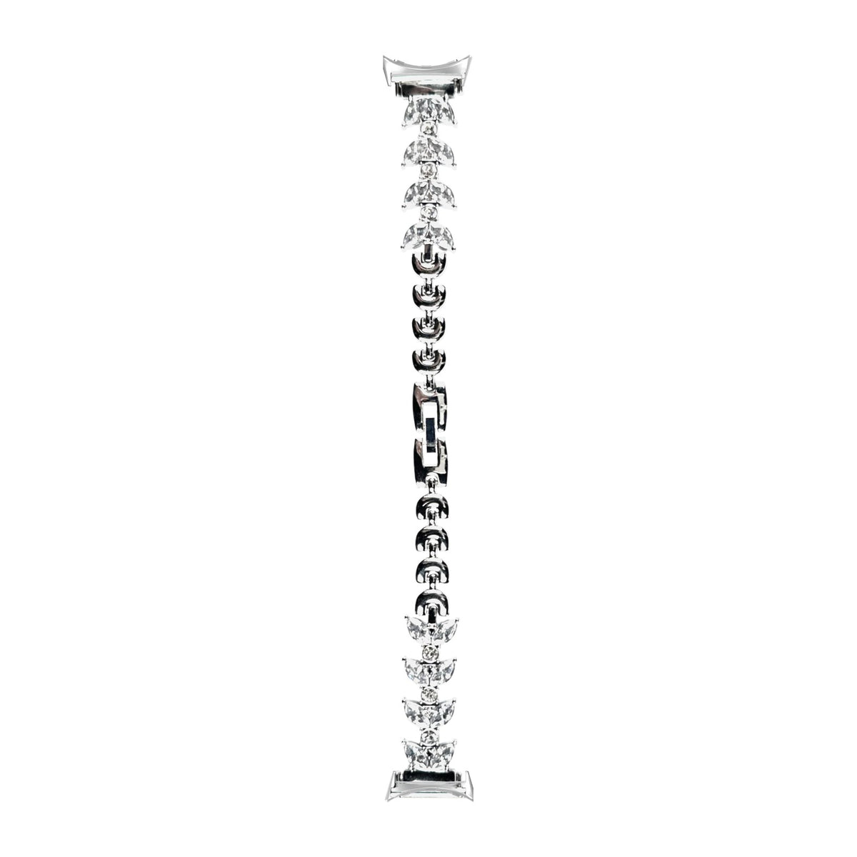 Pearce Bracelet Silver Silver with Google Pixel Spring Bar Adapters - Wear Any 20mm Strap! for Pixel Watch 3-5 45mm