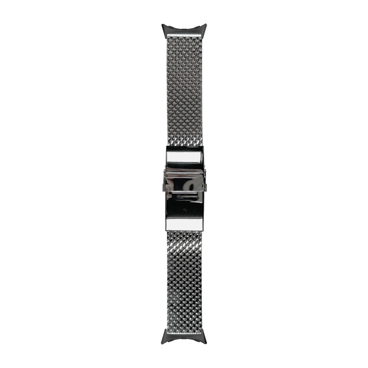 [Pixel Watch 1-5 41mm] Milanese strap 20mm 2784 - Gold with None adapters attached, flat lay