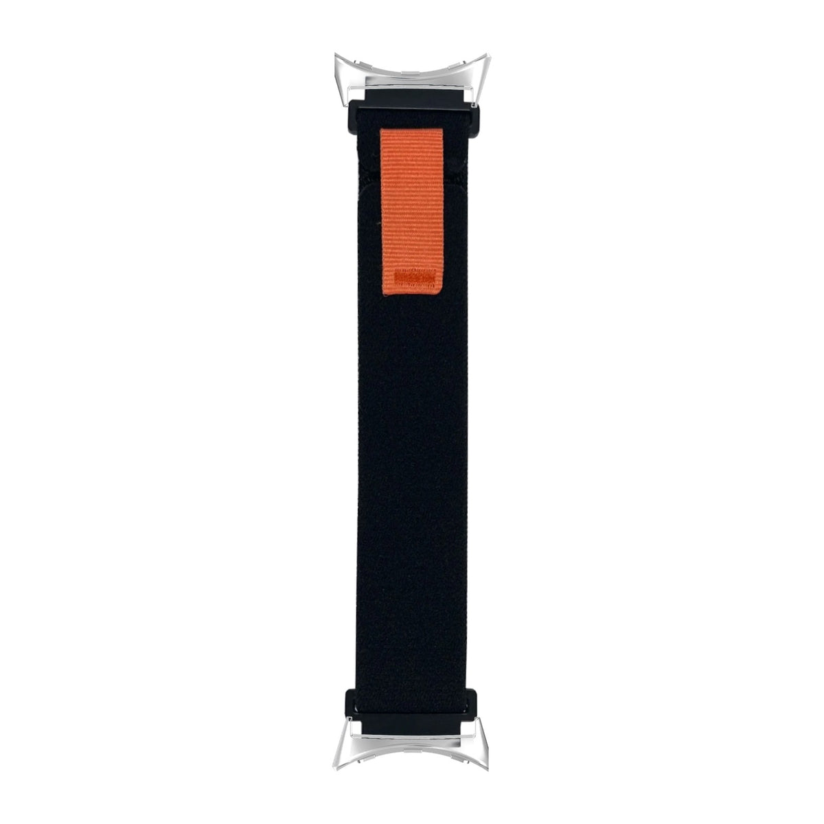 Trail Loop Black Silver with Google Pixel Spring Bar Adapters - Wear Any 20mm Strap! for Pixel Watch 1-5 41mm