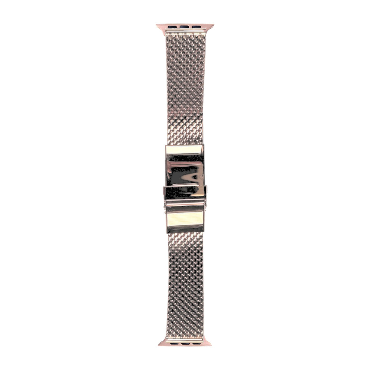 Milanese strap 22mm 2785 - Copper Rose Gold with Connecters - Spring Bar Type for Apple Watch