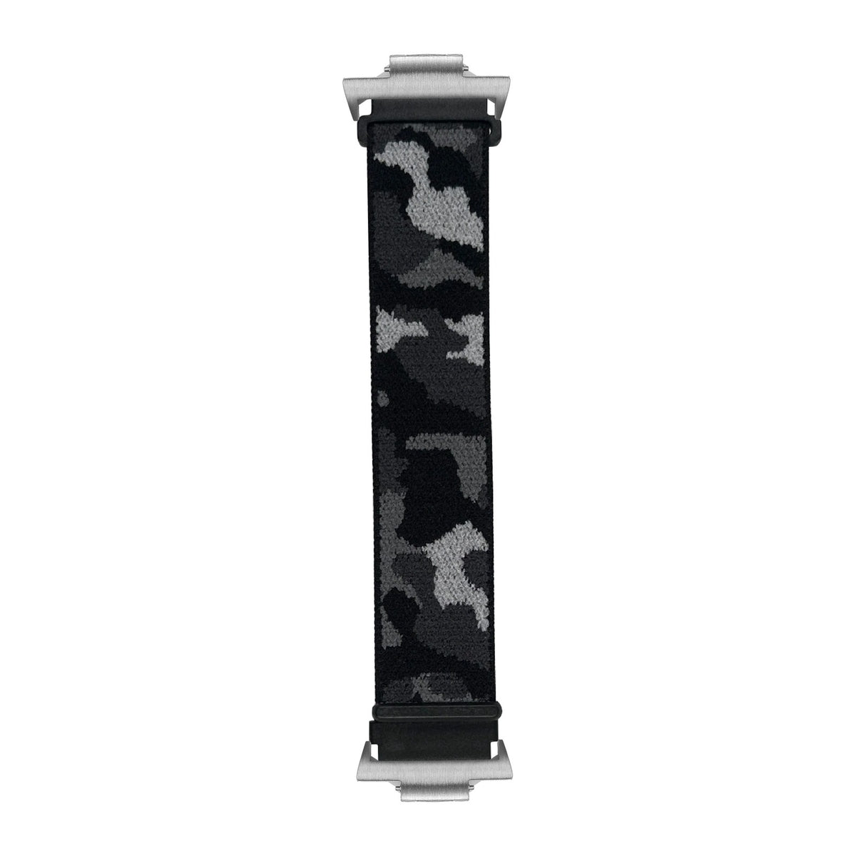 Sports Loop (Velcro) - Army Camo Black Silver with Strap Adapter for Tissot PRX 40