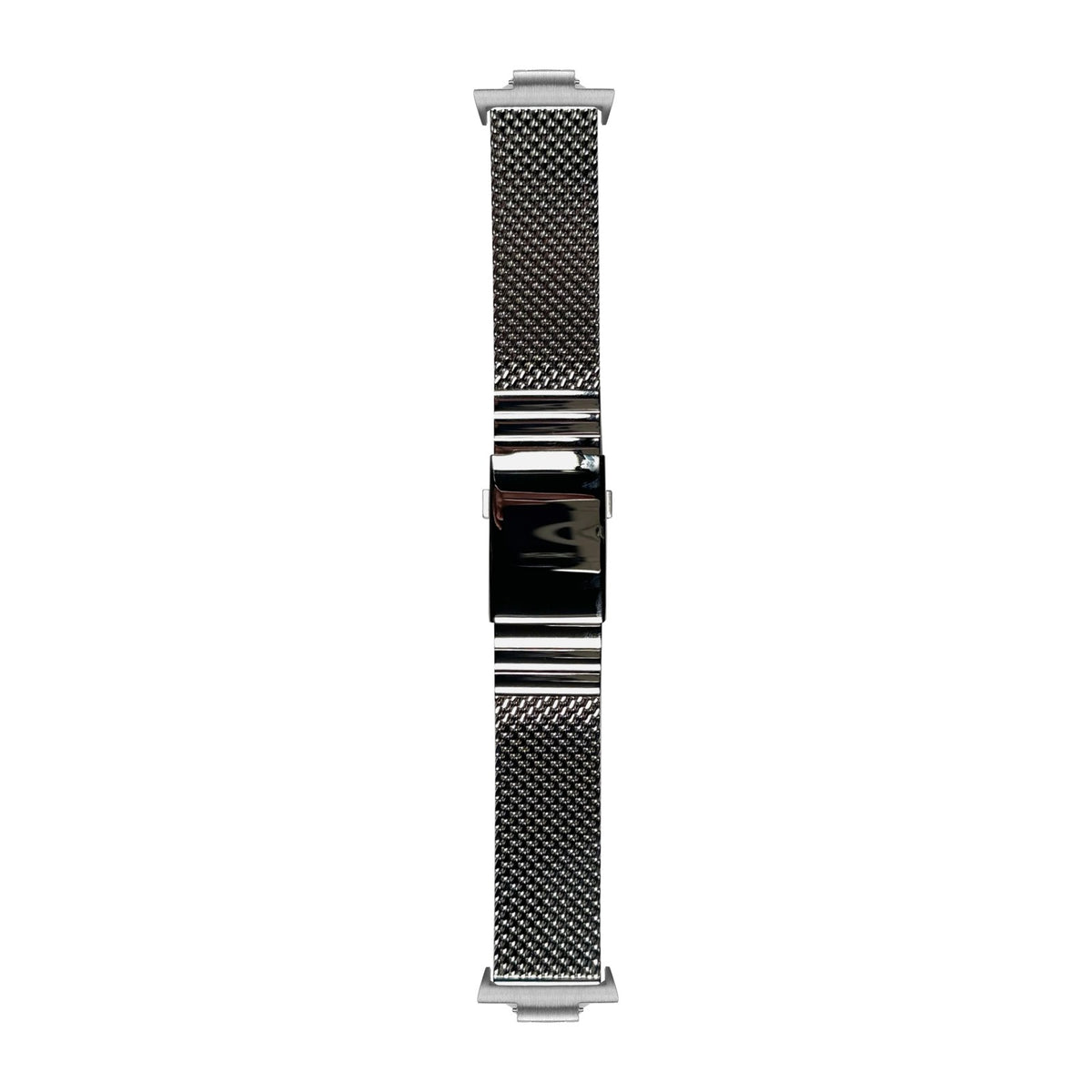 Milanese Link Silver with Button Clasp 2792 - Silver with Strap Adapter for Tissot PRX 40