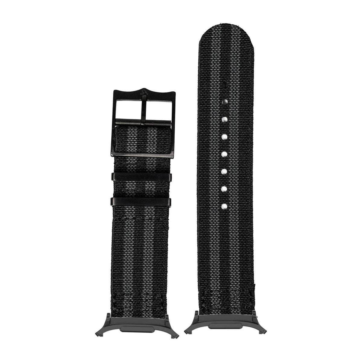 ElastoFlex - Stealth Bond [Black Hardware] for the Galaxy Watch 8, 9 and Ultra with adapter fitted