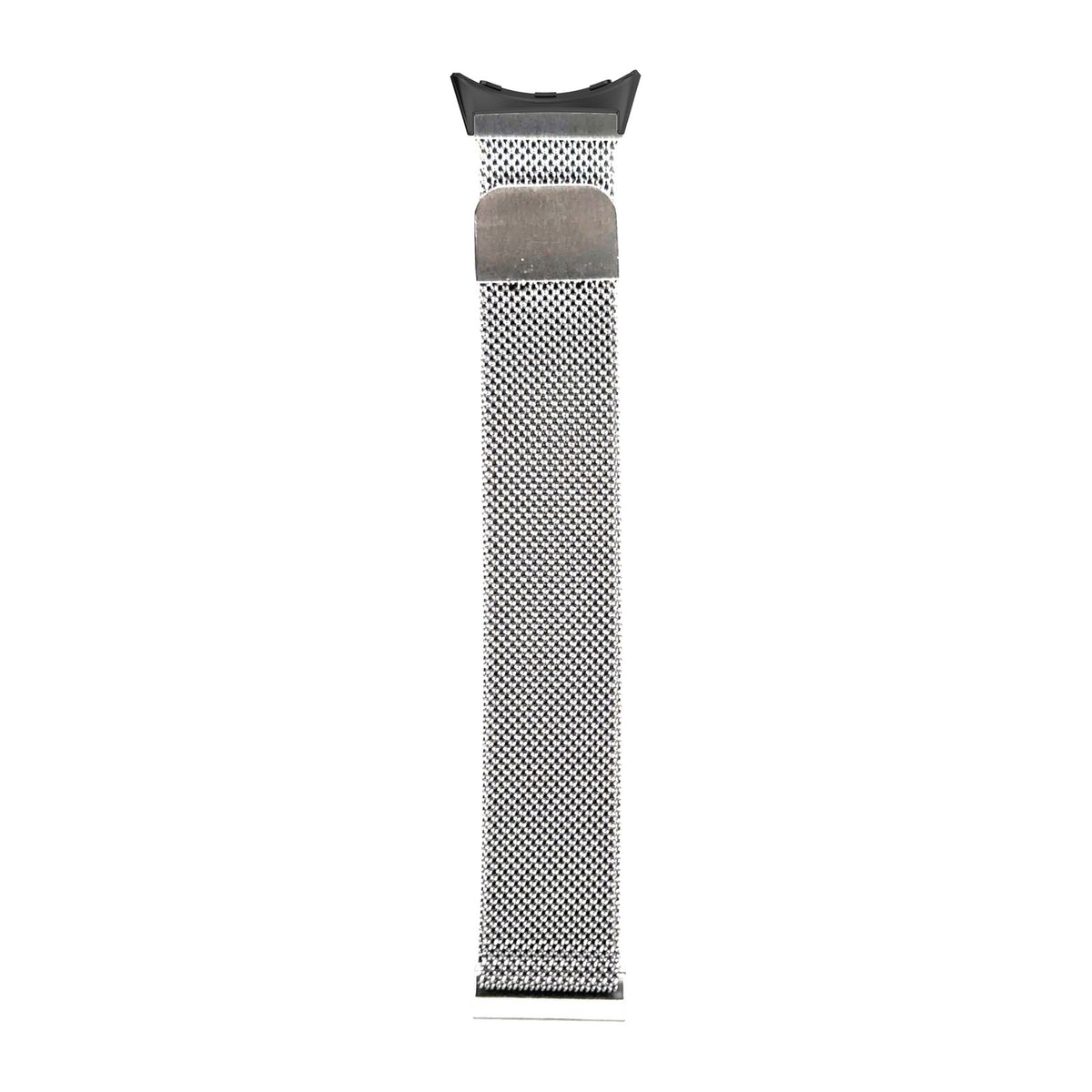 Milanese - Silver Extra Small/Small (13cm and above) Black with Google Pixel Spring Bar Adapters - Wear Any 20mm Strap! for Pixel Watch 1-5 41mm