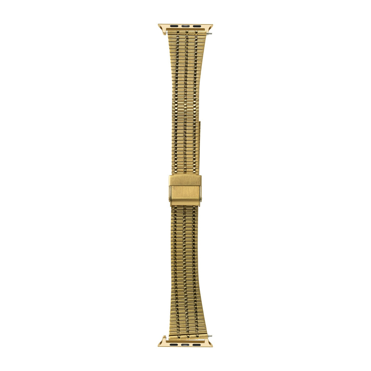 Vintage Tapered Bracelet Gold Gold with Connecters - Spring Bar Type for Apple Watch