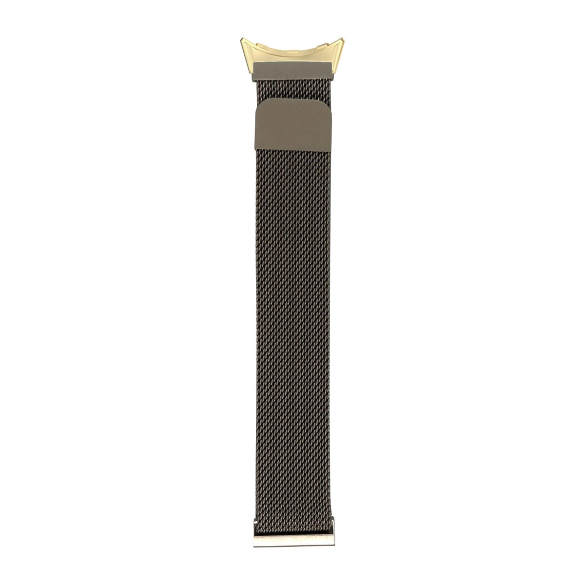 Milanese - Gold Gold with Google Pixel Spring Bar Adapters - Wear Any 20mm Strap! for Pixel Watch 3-5 45mm