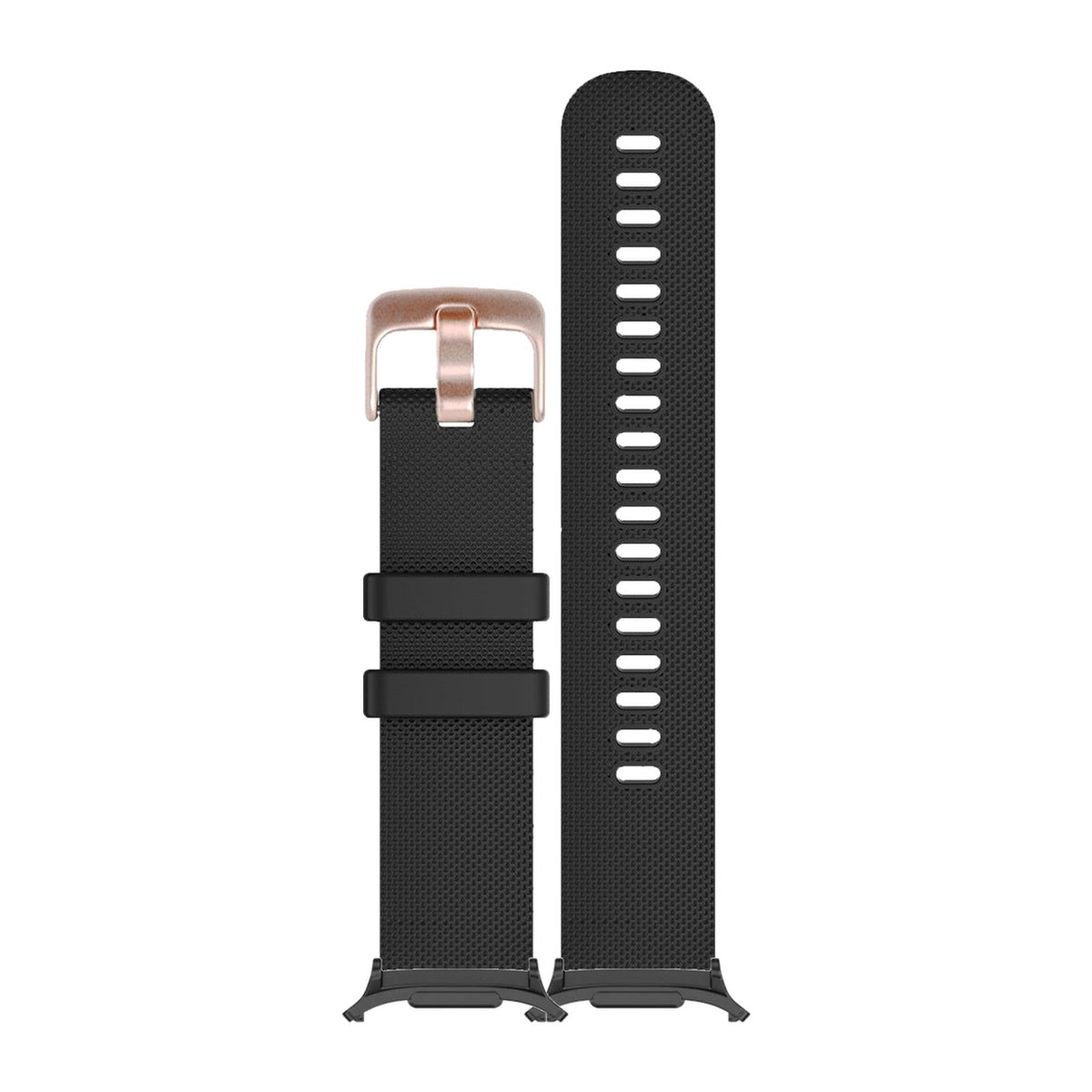 Classic Silicone Black Black with Strap Adapter for Galaxy Watch 8-9/Ultra