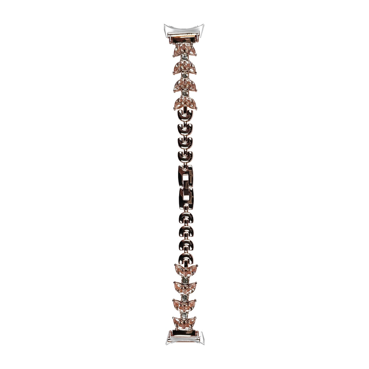 Pearce Bracelet Rose Gold Silver with Google Pixel Spring Bar Adapters - Wear Any 20mm Strap! for Pixel Watch 1-5 41mm