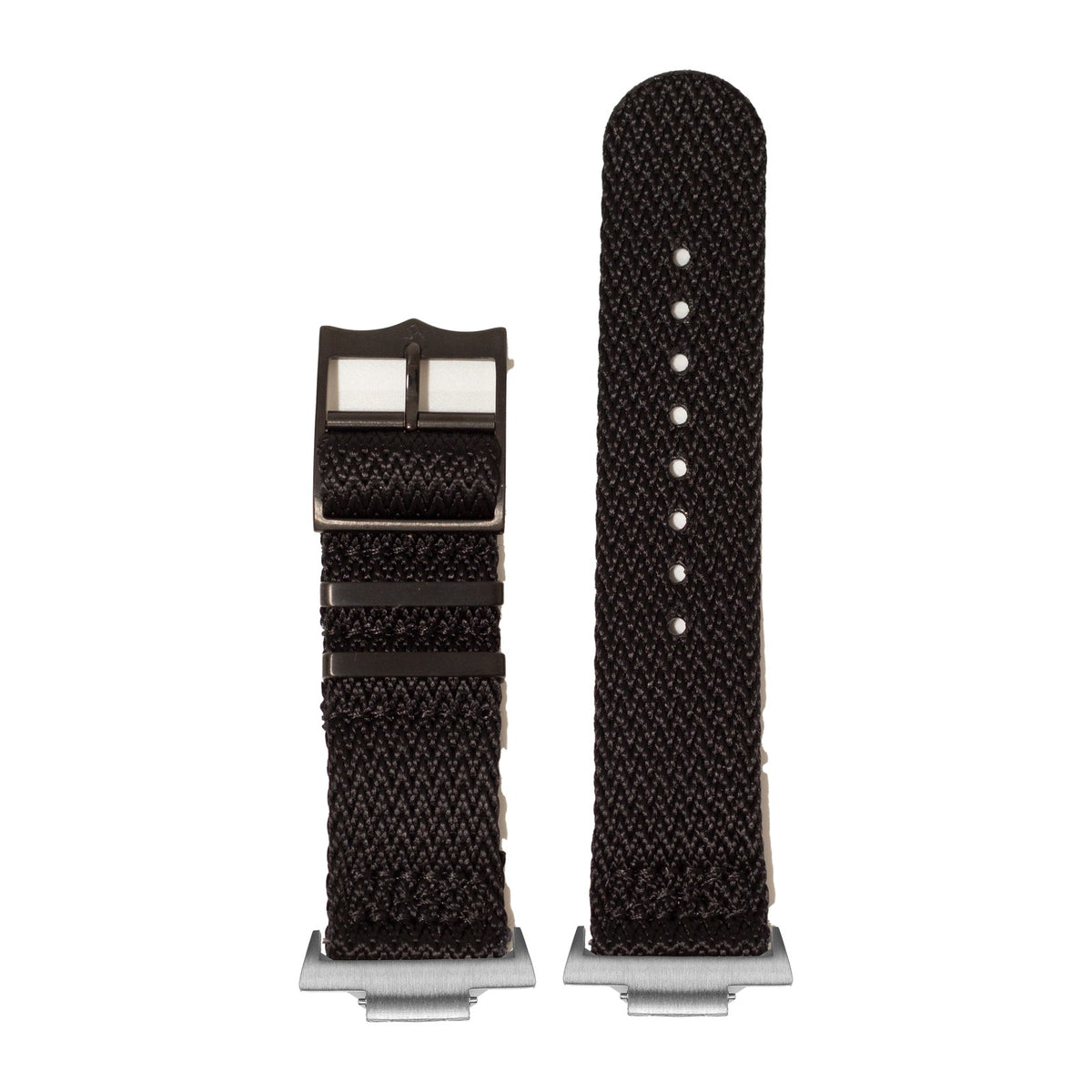 Sharktooth Militex - Stealth Black [Black Hardware] Silver with Strap Adapter for Tissot PRX 40