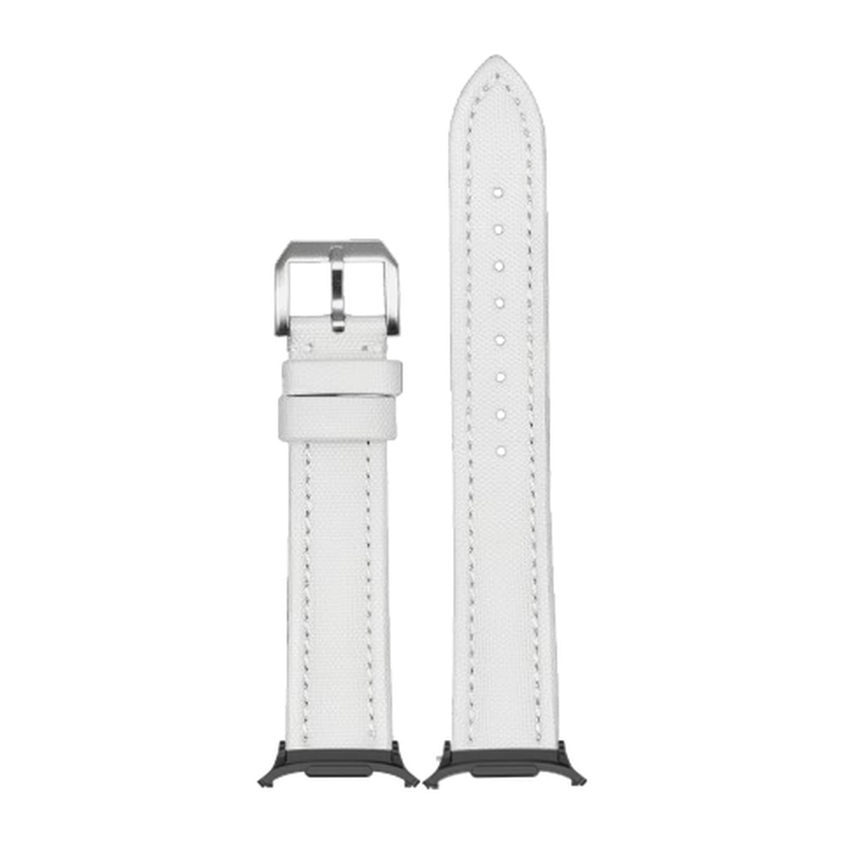 King Sailcloth - White Small / Medium Black with Strap Adapter for Galaxy Watch 8-9/Ultra