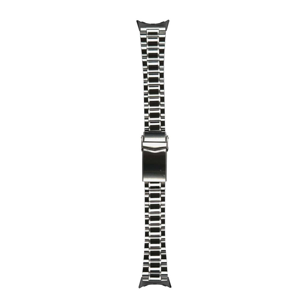 Entwine Stainless Steel Bracelet Black with V-Clasp with Google Pixel Spring Bar Adapters - Wear Any 20mm Strap! for Pixel Watch 1-5 41mm