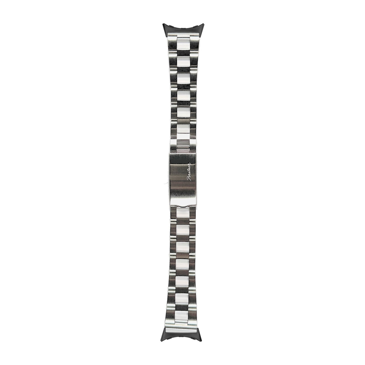 The Forstner Ladder Bracelet Black with Google Pixel Spring Bar Adapters - Wear Any 20mm Strap! for Pixel Watch 1-5 41mm