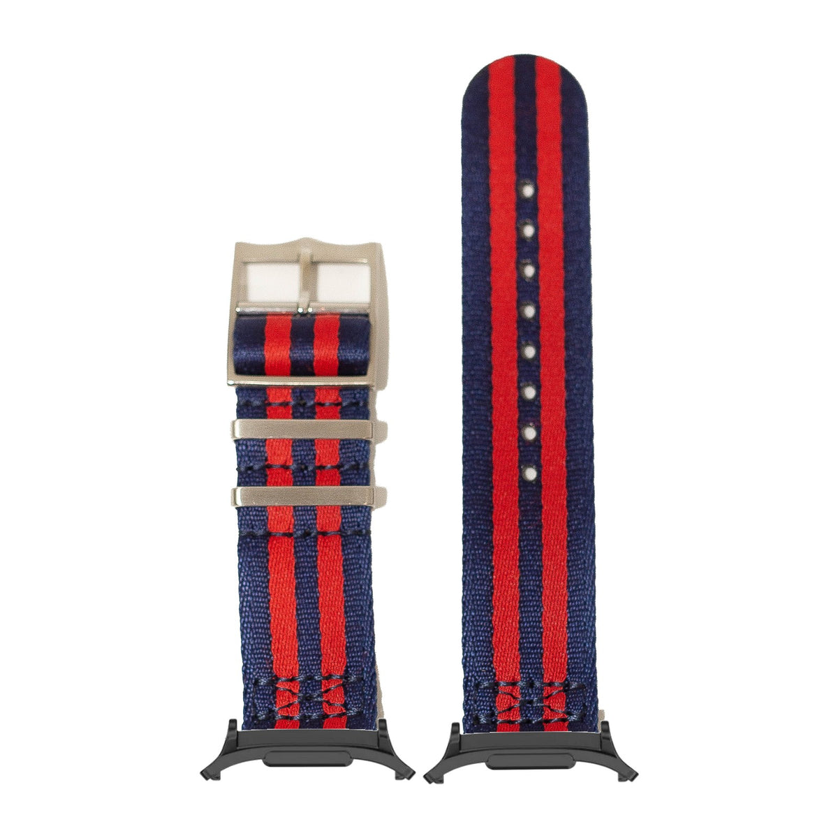Ultra Militex - Navy Blue / Red for the Galaxy Watch 8, 9 and Ultra with adapter fitted