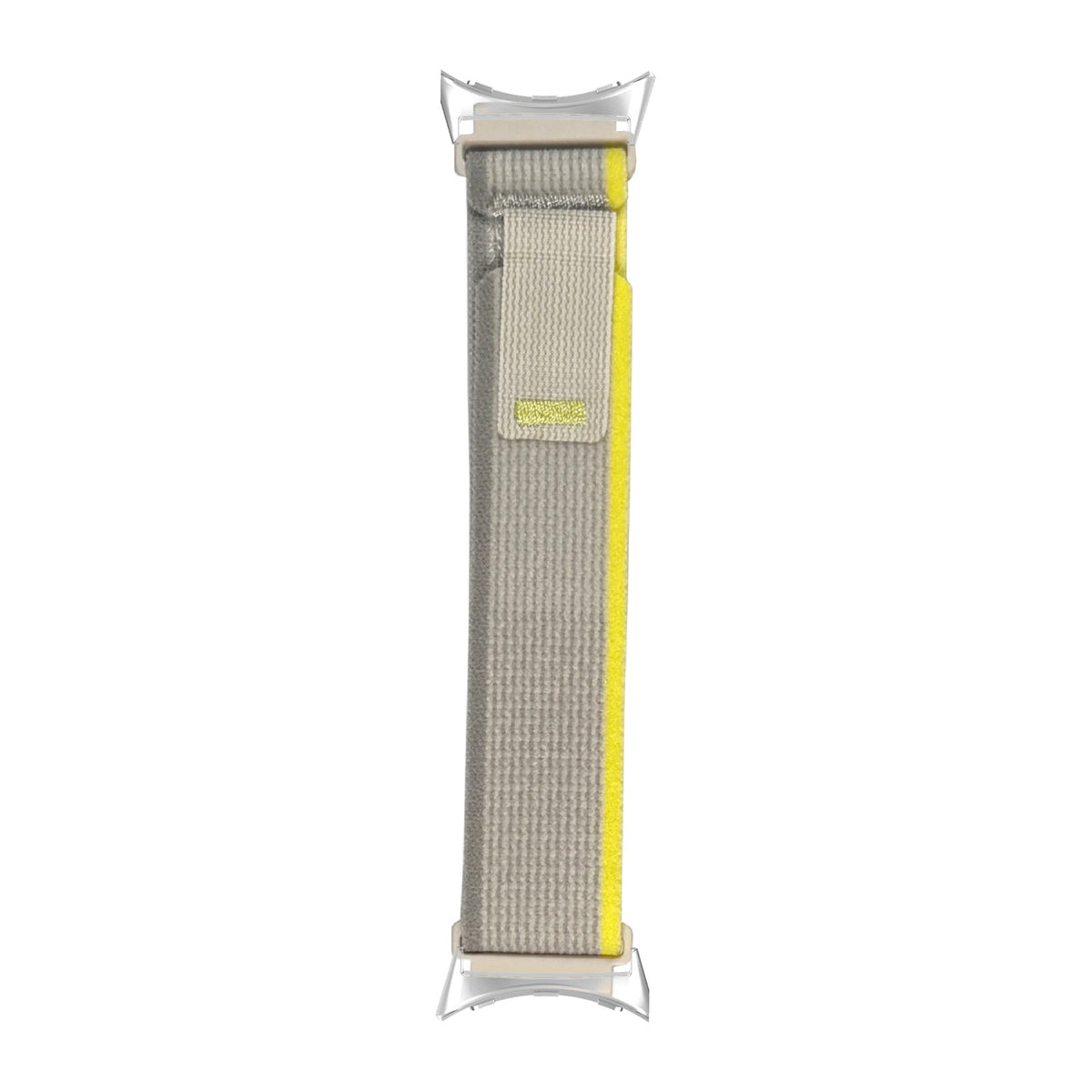 Trail Loop Yellow / Beige Silver with Google Pixel Spring Bar Adapters - Wear Any 20mm Strap! for Pixel Watch 1-5 41mm