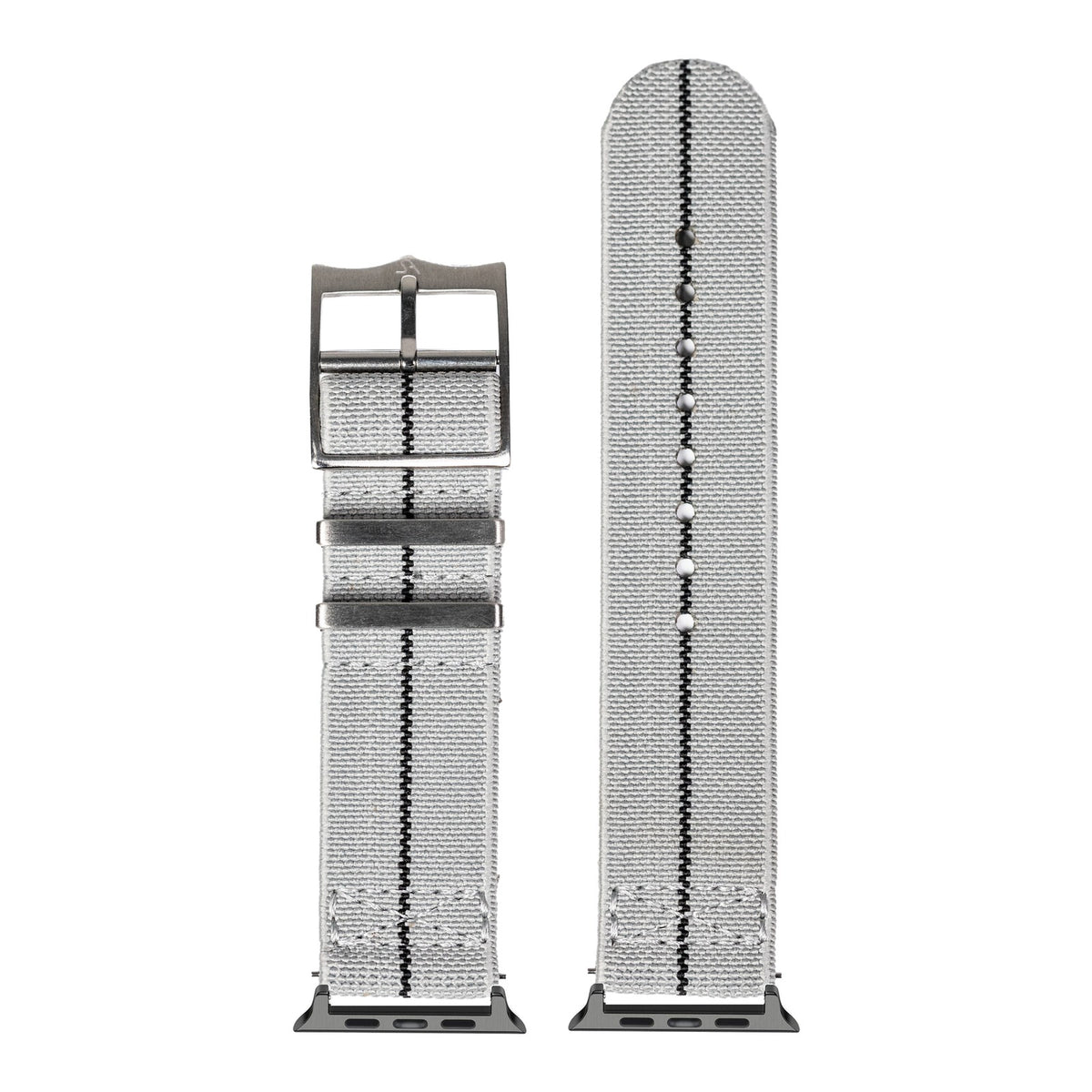 [Apple Watch] ElastoFlex - Grey/Black with Black Apple Watch connecters