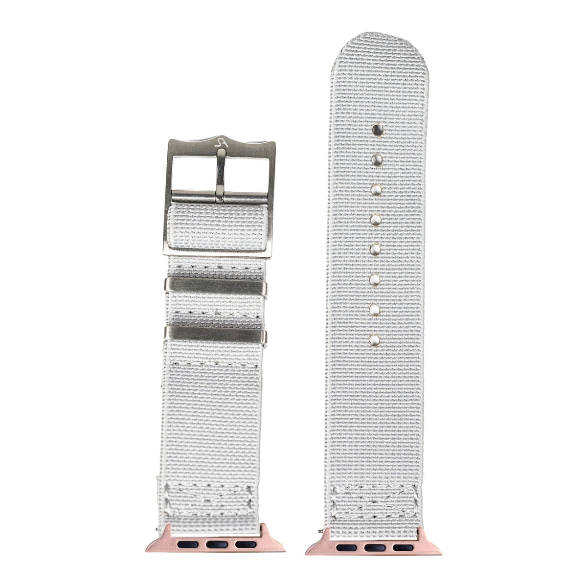 [Apple Watch] ElastoFlex - Grey with Rose Gold Apple Watch connecters