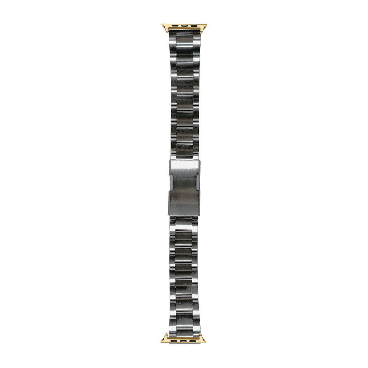 [Apple Watch] Titanium Bracelet - Super-O2 (Pull-Twist) - Quick Release with Gold Apple Watch connecters