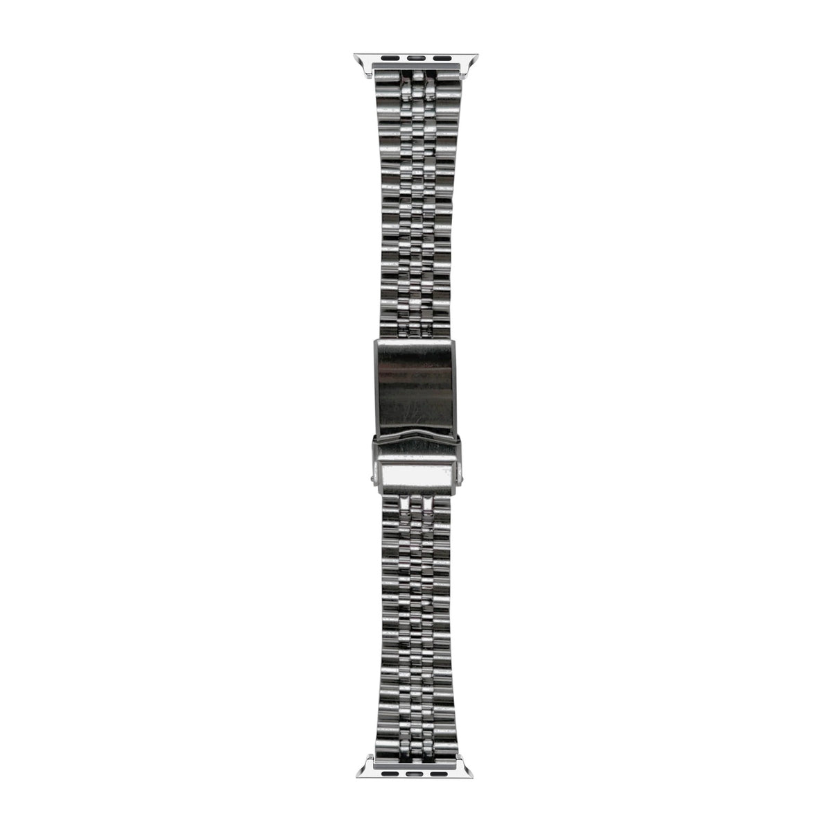 [Apple Watch] Angus-J Louis Steel Bracelet with V-Clasp 22mm with Starlight Apple Watch connecters
