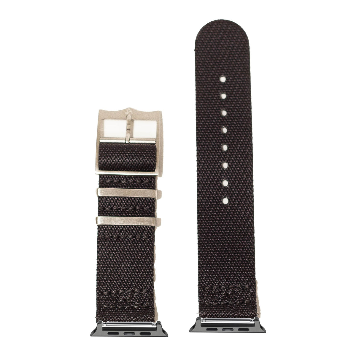 [Apple Watch] Cross Militex - Black with Black Apple Watch connecters