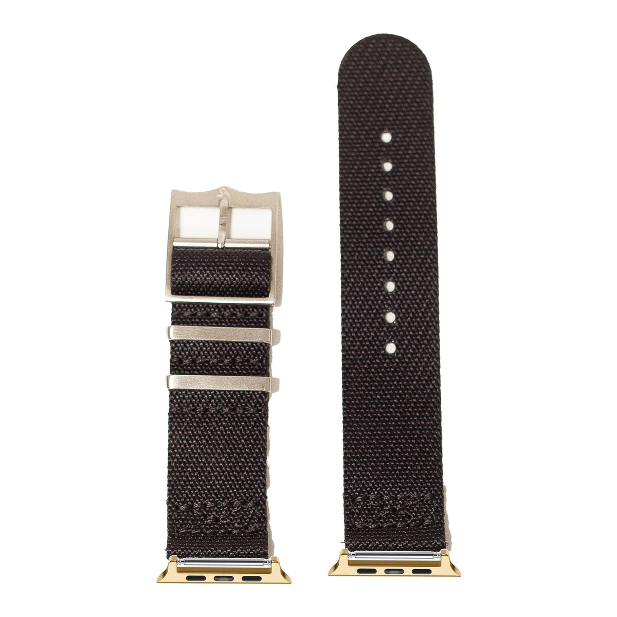 [Apple Watch] Cross Militex - Black with Gold Apple Watch connecters