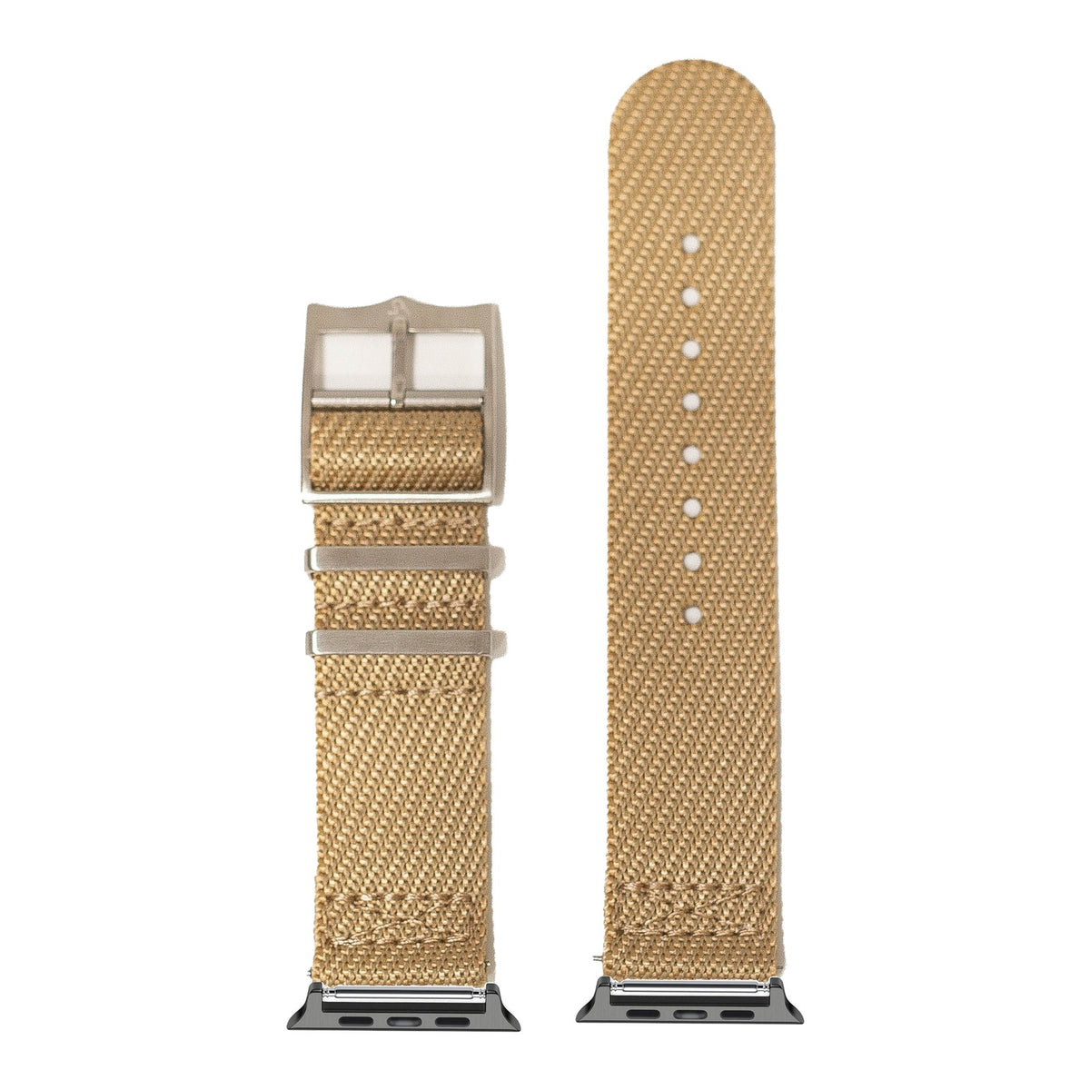 [Apple Watch] Cross Militex - Wheat with Black Apple Watch connecters