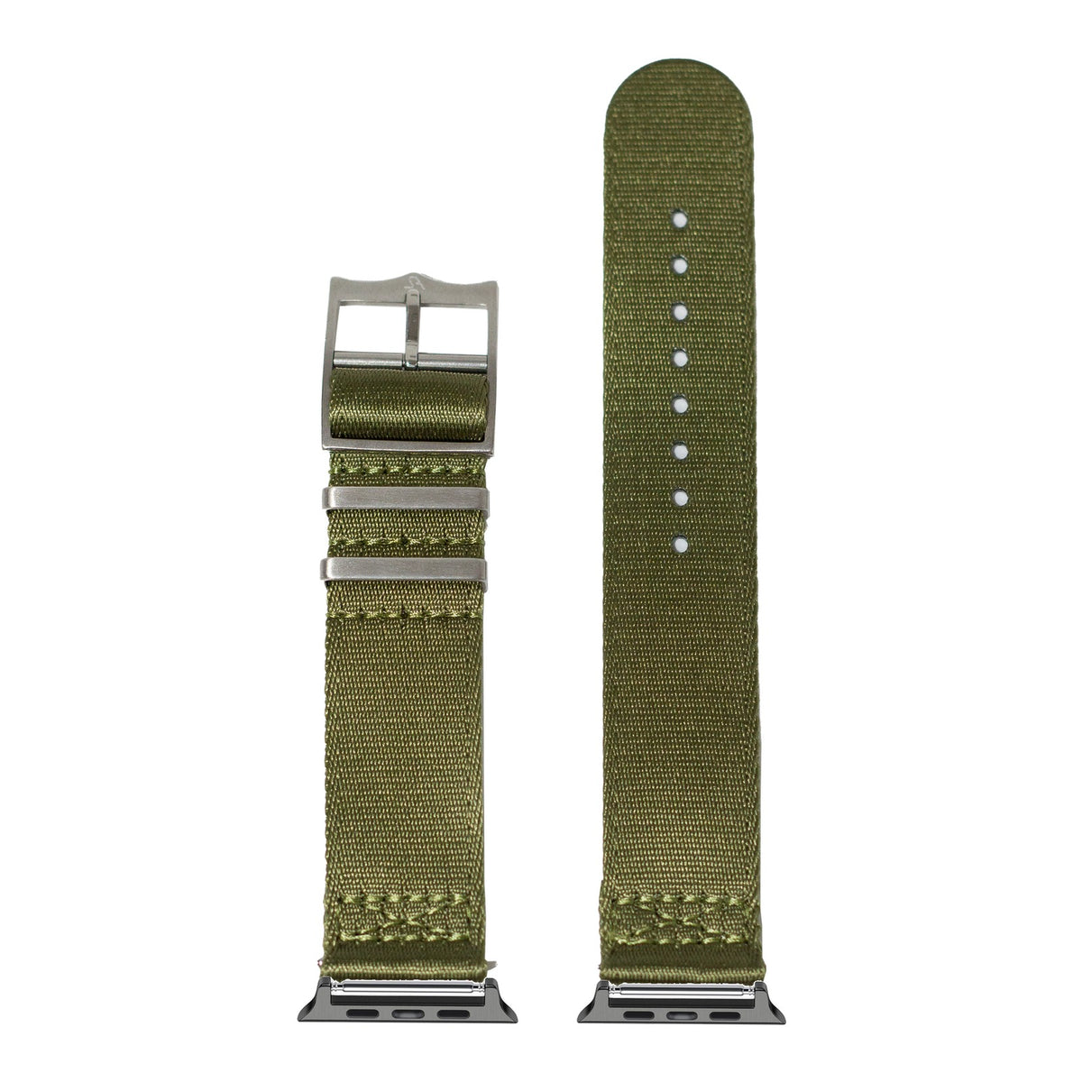 [Apple Watch] Ultra Militex - Army Green with Black Apple Watch connecters