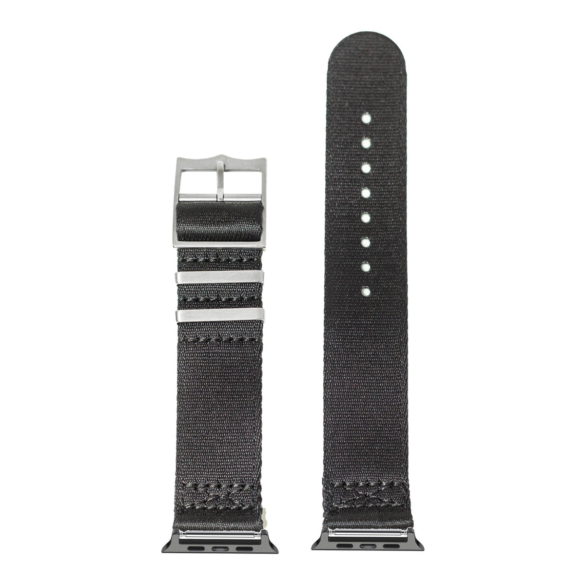 [Apple Watch] Ultra Militex - Black with Black Apple Watch connecters