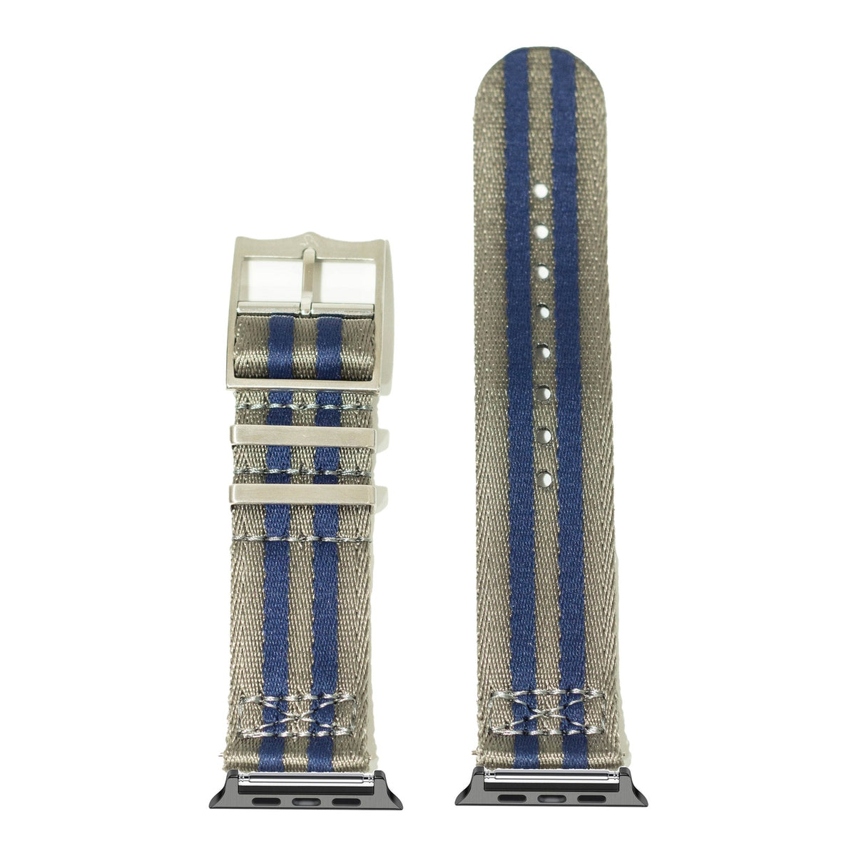 [Apple Watch] Ultra Militex - Blue Steel with Black Apple Watch connecters