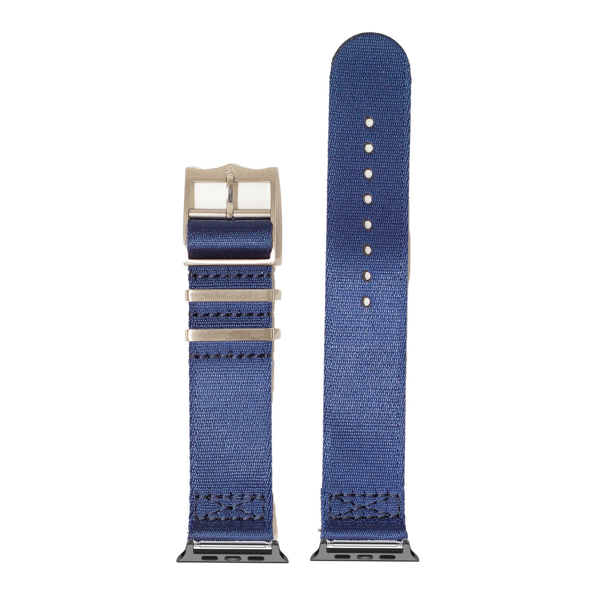 [Apple Watch] Ultra Militex - Navy Blue with Black Apple Watch connecters