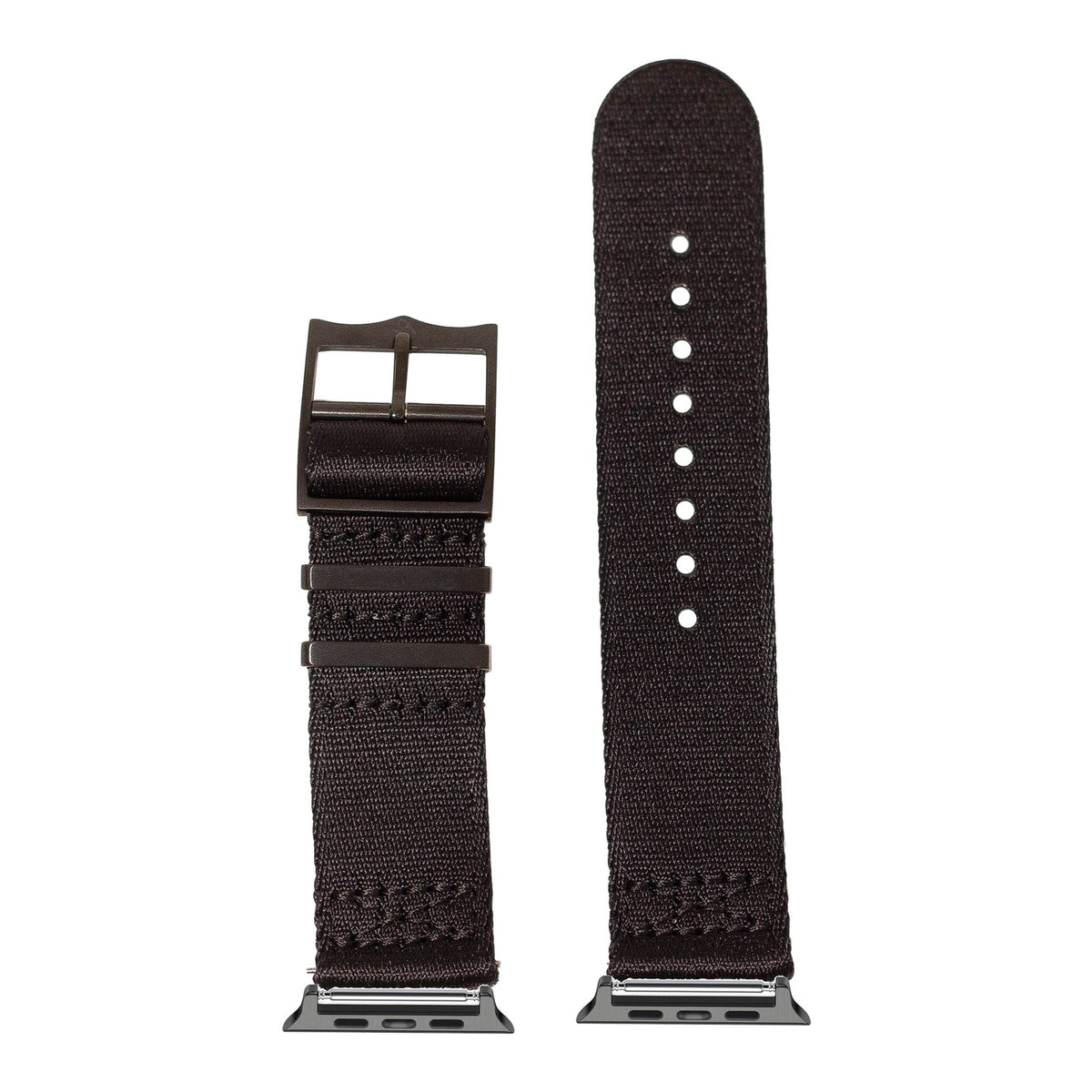 [Apple Watch] Ultra Militex - Stealth Black [Black Hardware] with Black Apple Watch connecters